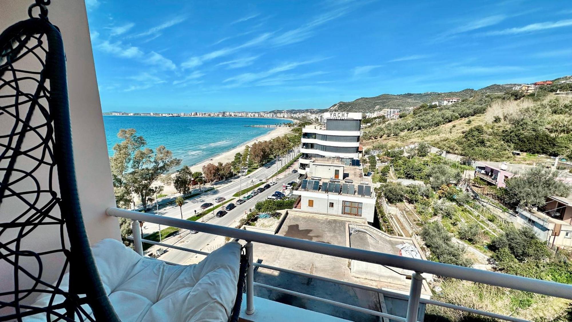 Beach Front Apartment Vlorë Esterno foto